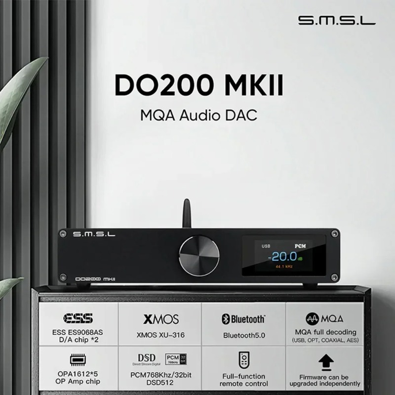 Cable Xlr Balanced - SMSL DO200 MKII Bluetooth 5.0 MQA