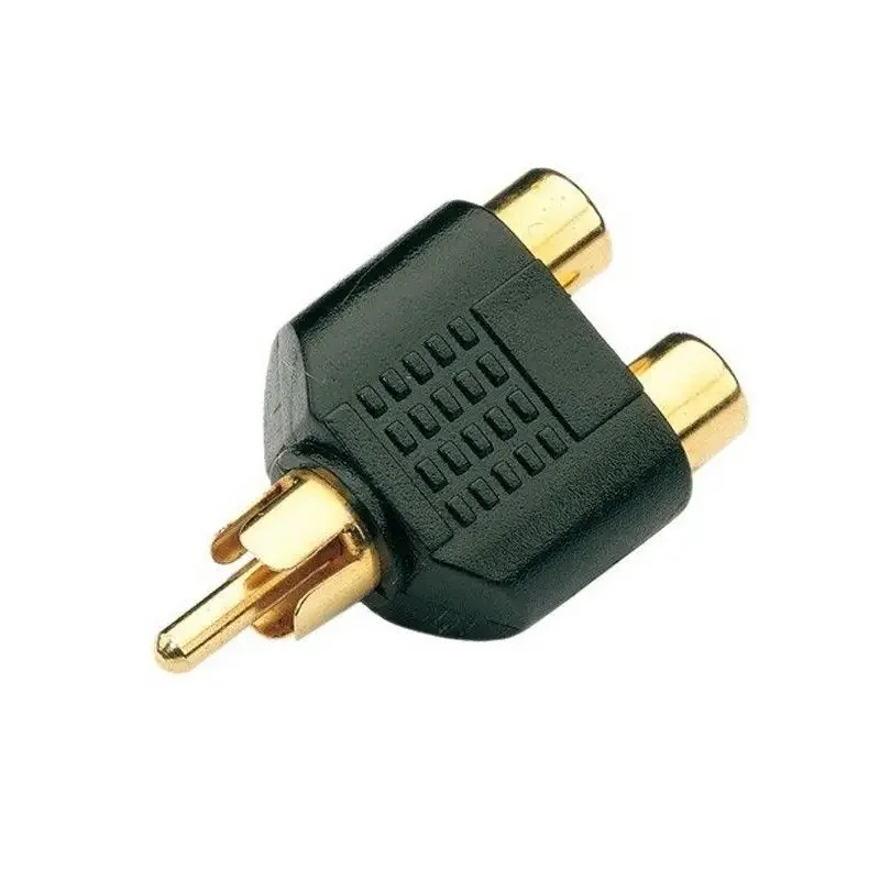 Audio Music Converter - Lot 10/100PCS RCA Splitter AV Audio