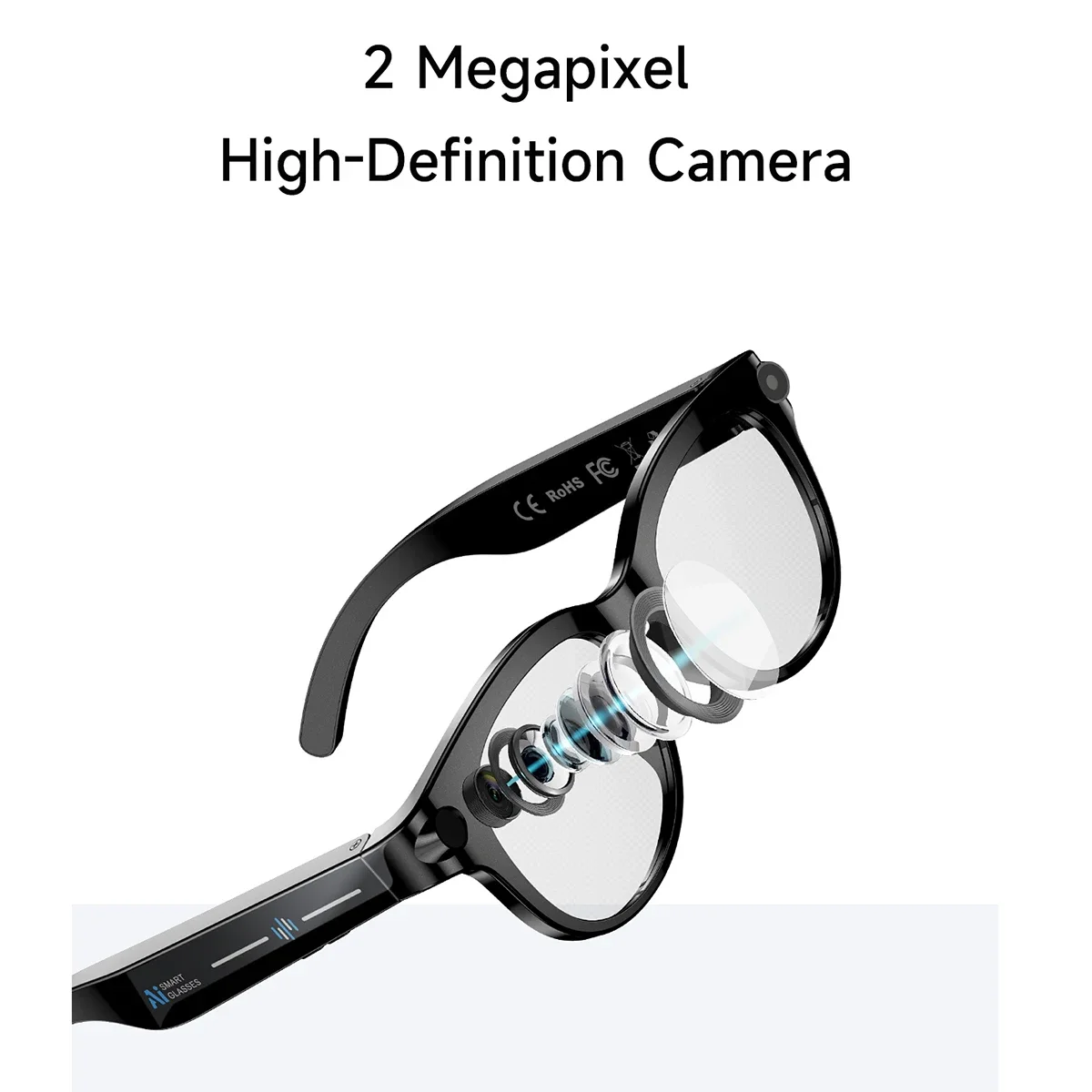 AI Sunglasses for Men with Rea - Audio Music To Video Ai recensie en prijs