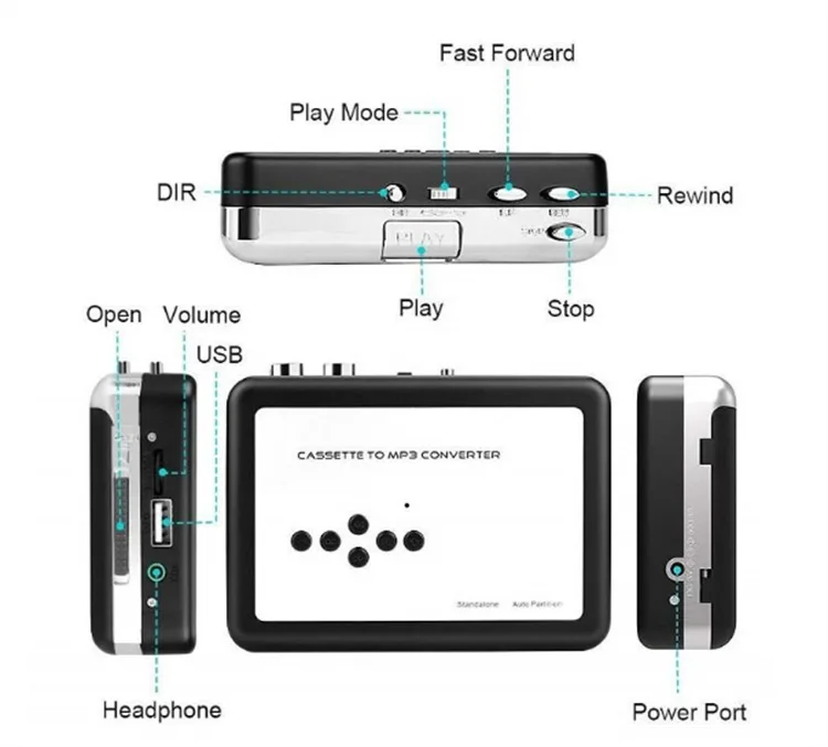 Ezcap 231 USB Cassette Tape Mu - Audio Music File recensie en prijs