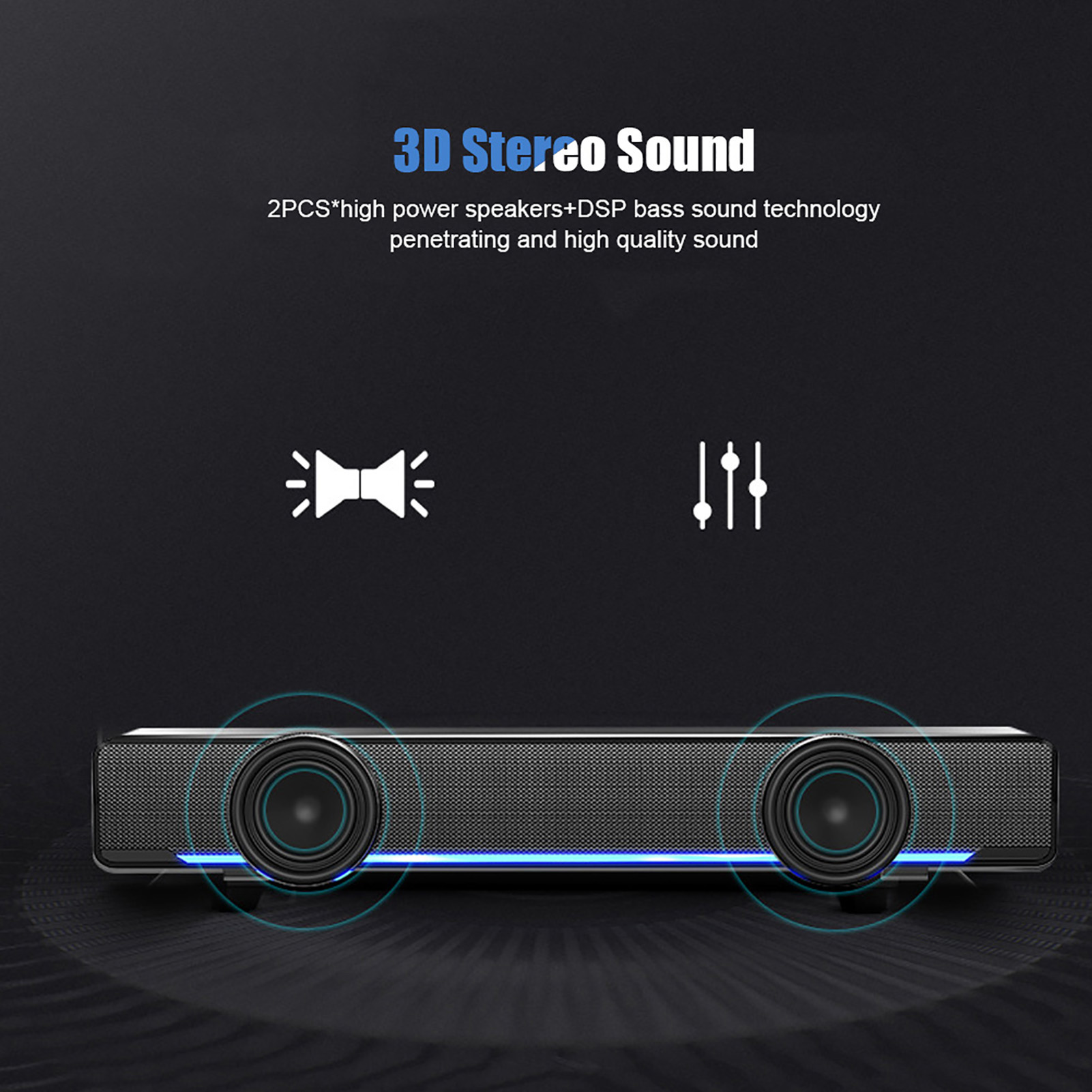 Portable Soundbar USB Wired St - Audio Music Player Pc recensie en prijs