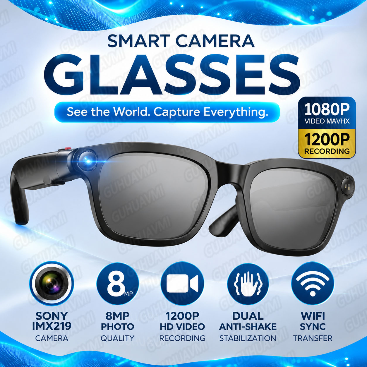 2026 New Camera Glasses 1080P  - Audio Music To Video Ai recensie en prijs