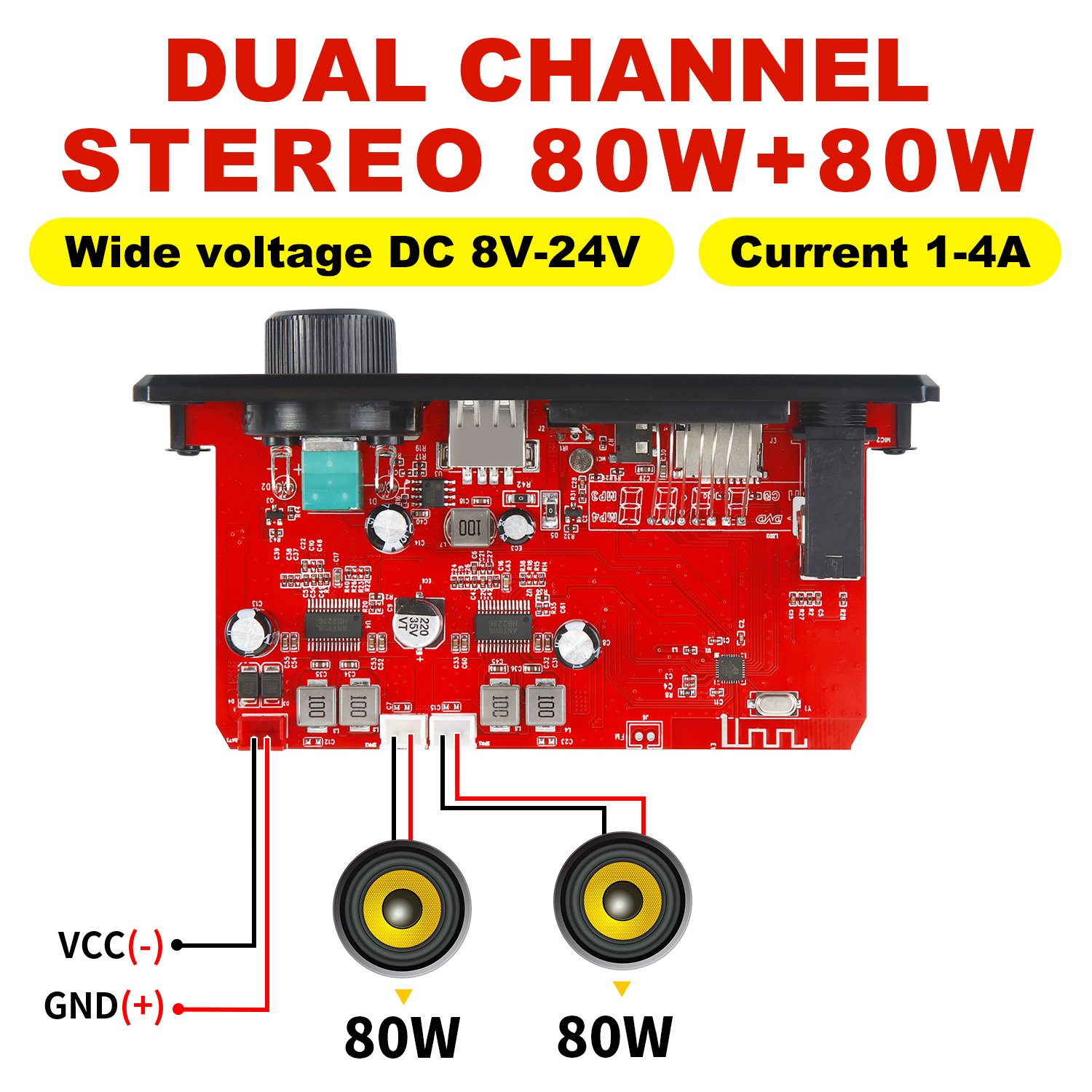 160W DIY Home Digital Amplifie - Audio Music Volume recensie en prijs