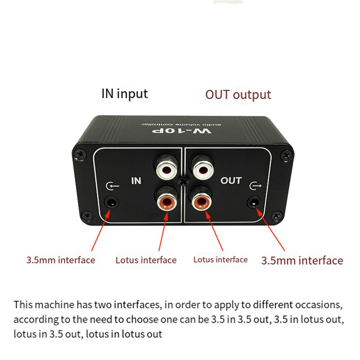 3.5 mm RCA Portable Volume Con - Audio Music Volume recensie en prijs