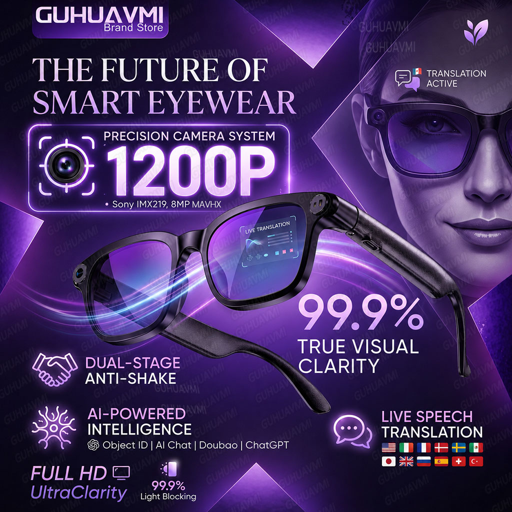 2026 Smart Camera Glasses 1080 - Audio Music To Video Ai recensie en prijs