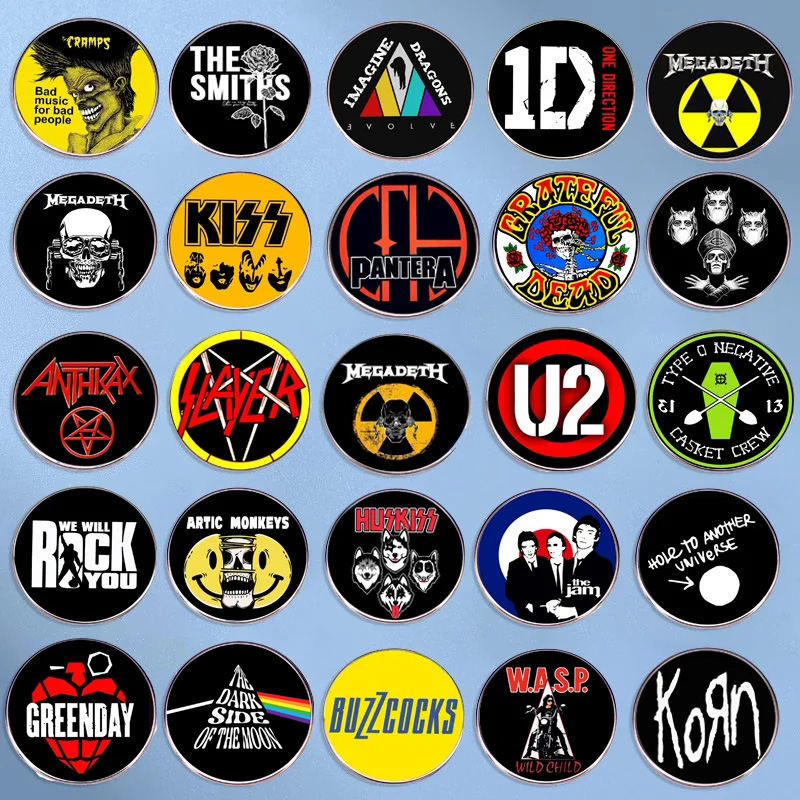 Pop Rock Band Pin Punk Music B - Audio Music Lollipop recensie en prijs