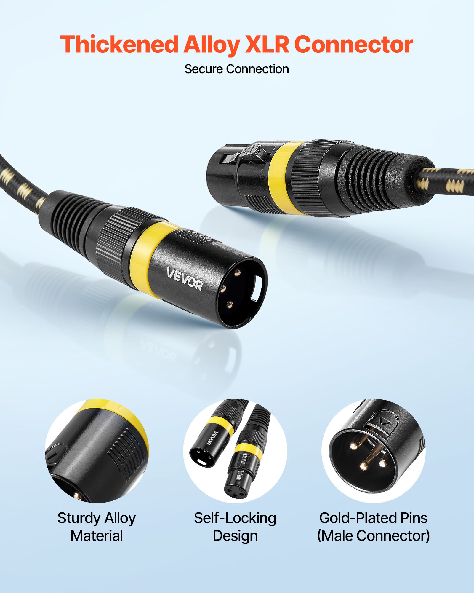 XLR Cable 25 Ft, 6 Pack, Shiel - Cable Xlr Balanced recensie en prijs