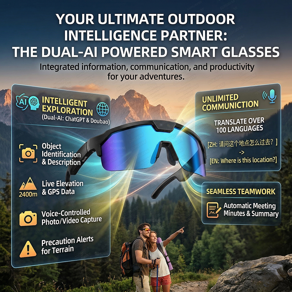 2026 New AI Smart Sports Glass - Audio Music To Video Ai recensie en prijs