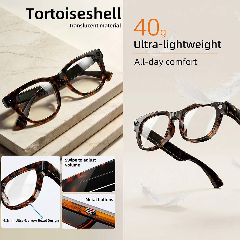 G600 Pro AI Smart Glasses 13MP - Audio Music To Video Ai recensie en prijs