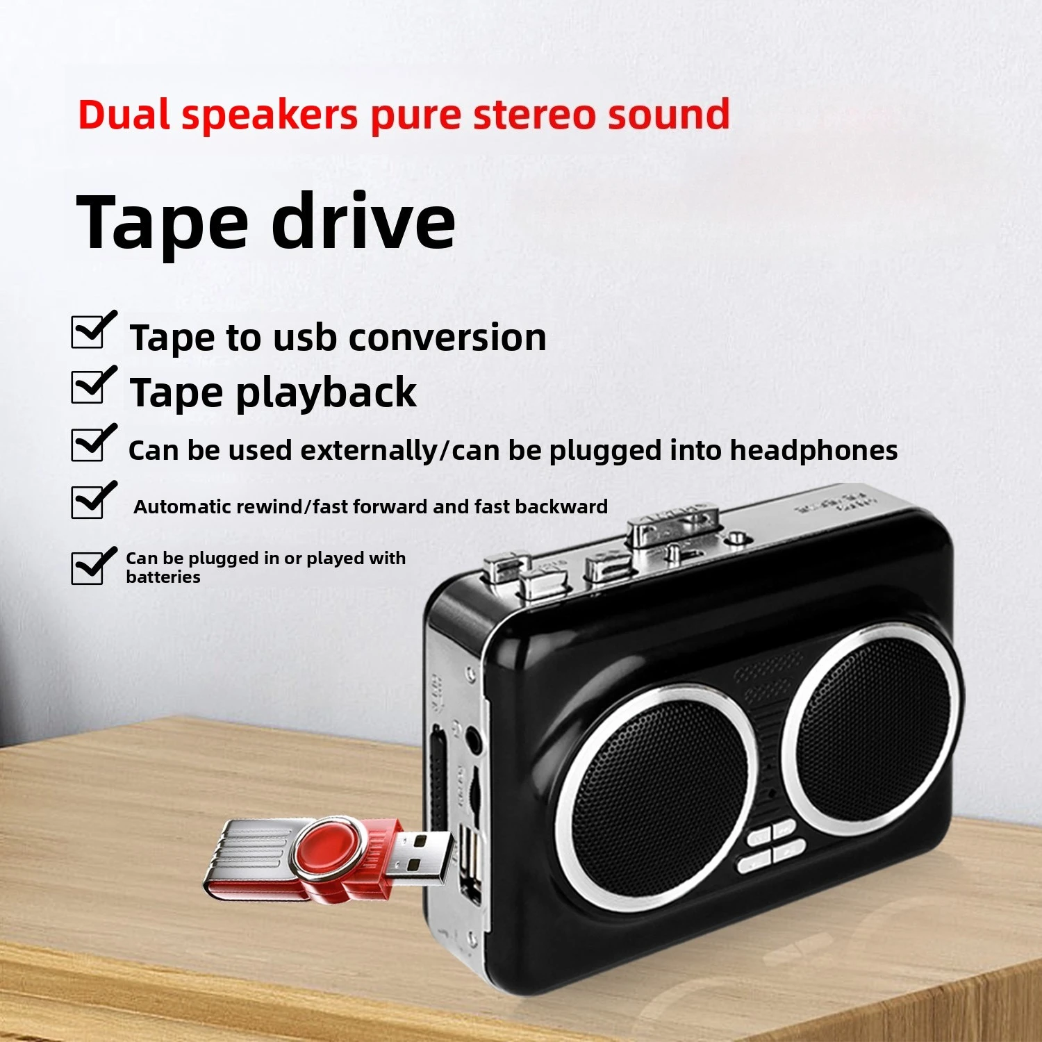 USB Cassette Player Music Audi - Audio Music Player Pc recensie en prijs