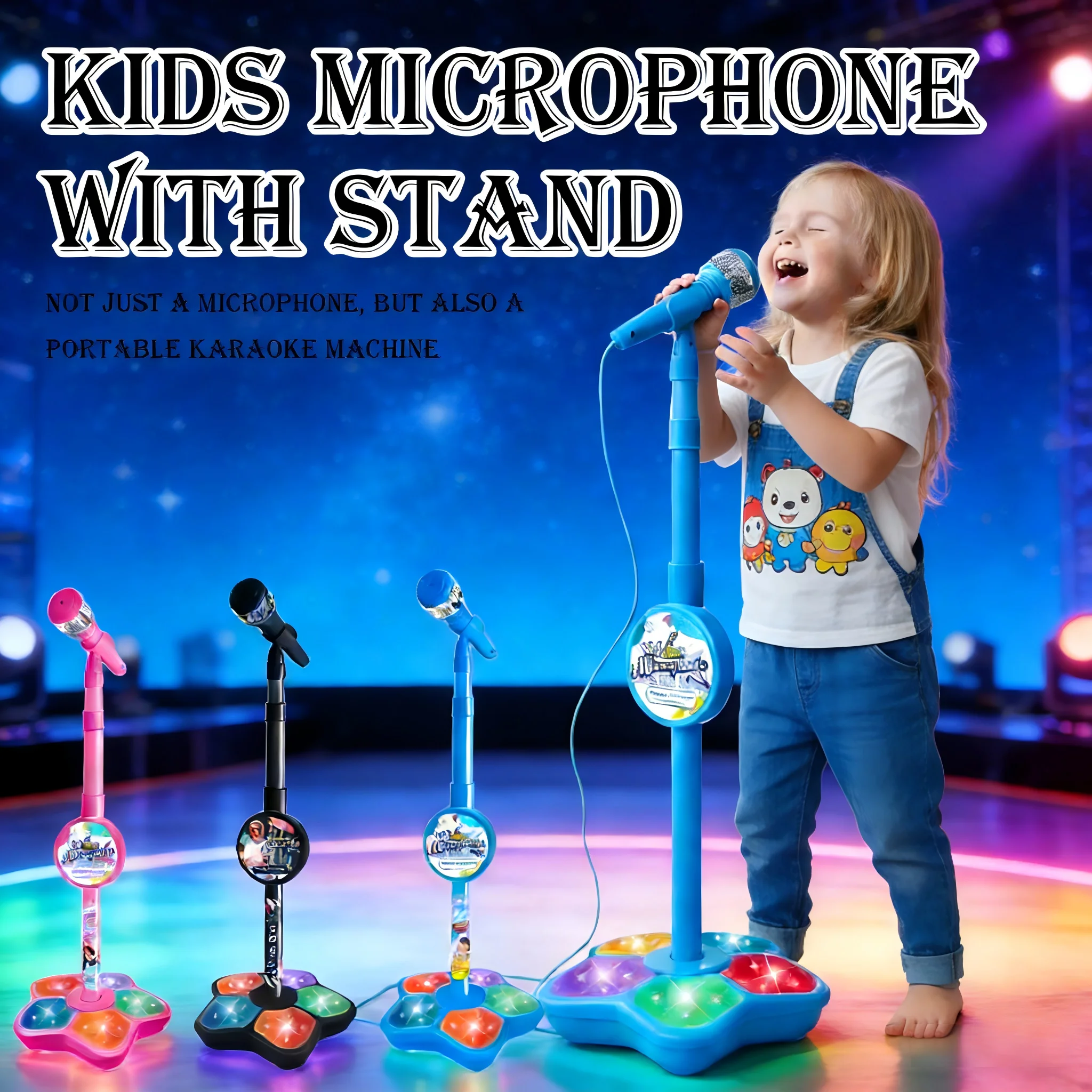 Karaoke Microphone with Stand, - Audio Music Edit recensie en prijs