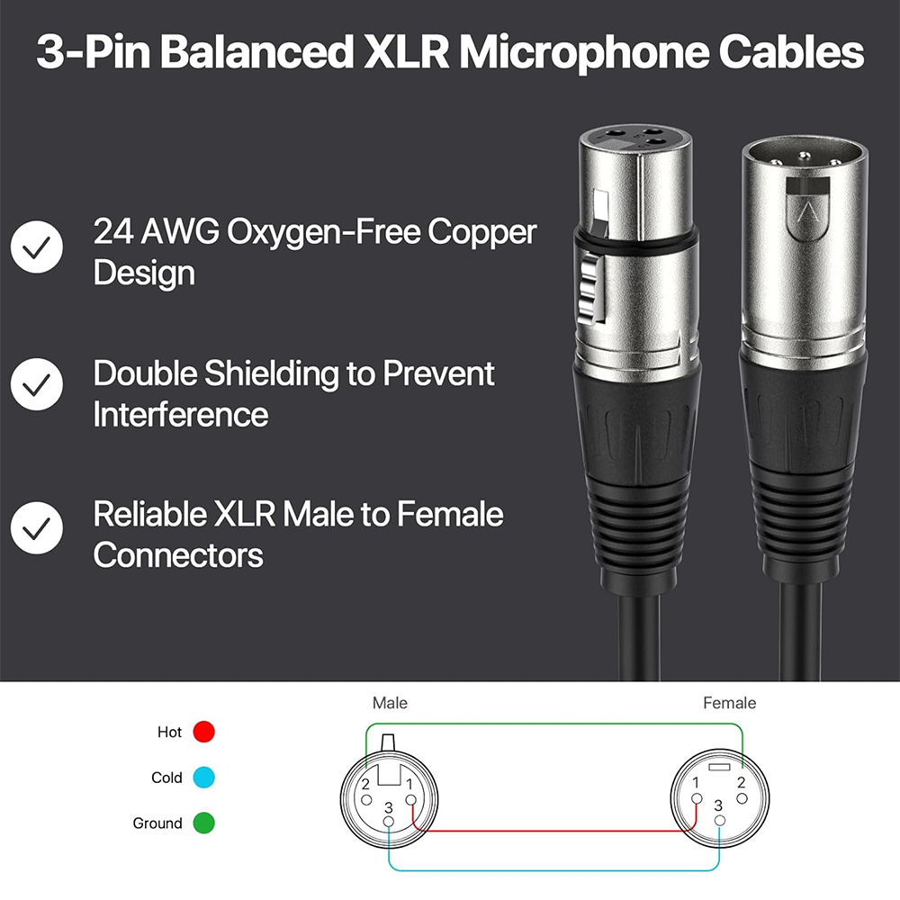 High quality XLR Cable Male to - Cable Xlr Balanced recensie en prijs