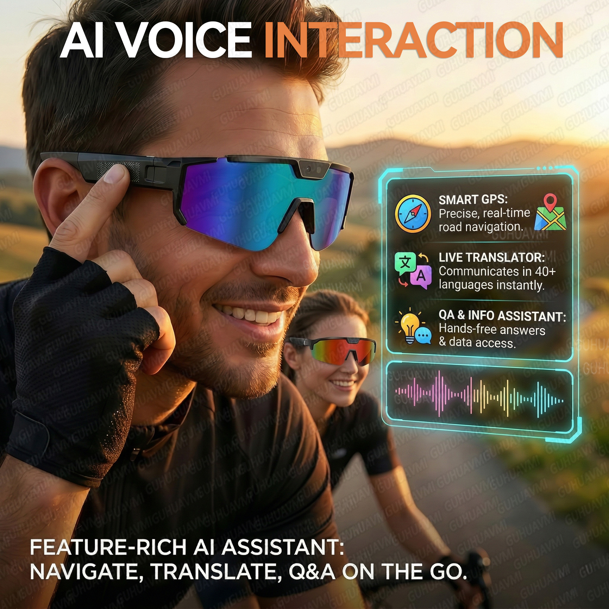 2026 Upgrade Smart Glasses wit - Audio Music To Video Ai recensie en prijs