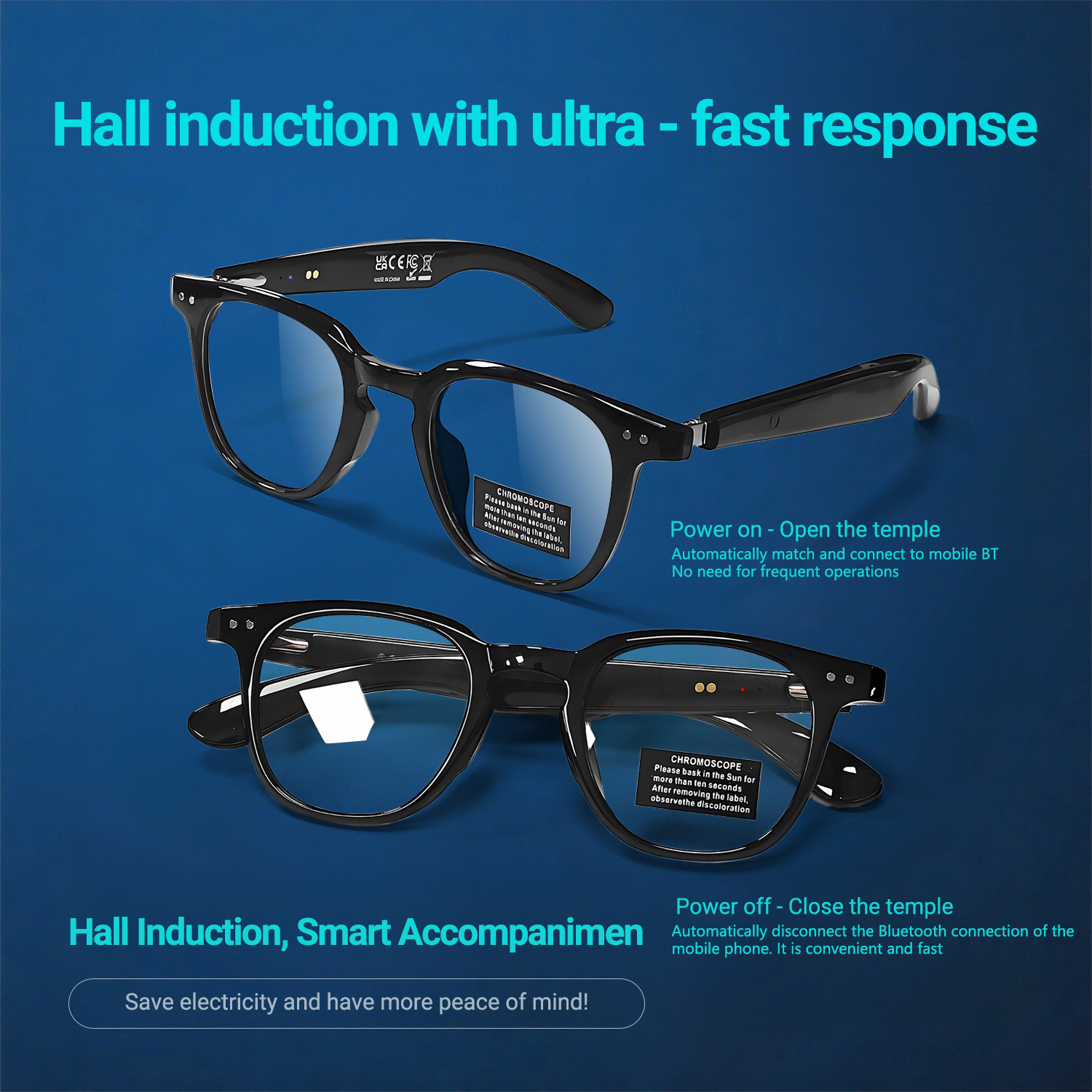 Photochromic Smart Glasses Ant - Audio Music To Video Ai recensie en prijs