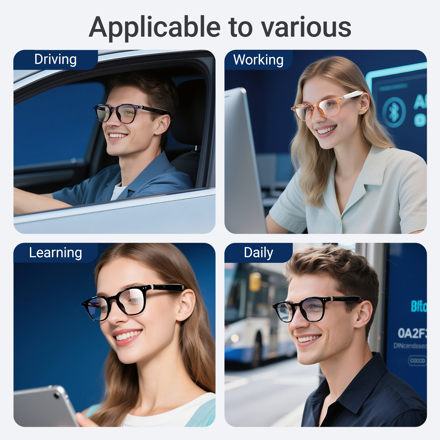Photochromic Smart Glasses Ant - Audio Music To Video Ai recensie en prijs
