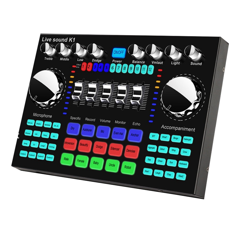 CLCU K1 Live Sound Card Portab - Audio Music Volume recensie en prijs
