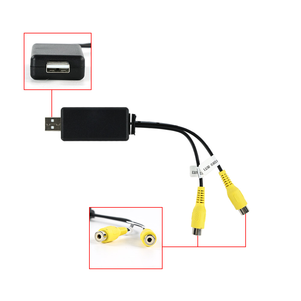 USB To CVBS RCA Video Output A - Audio Music Converter recensie en prijs