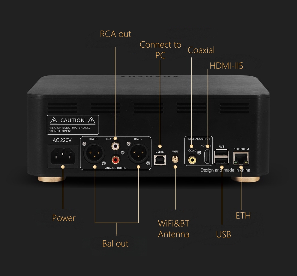 VOVOFOX-HiFi  Lossless Music P - Cable Xlr Balanced recensie en prijs