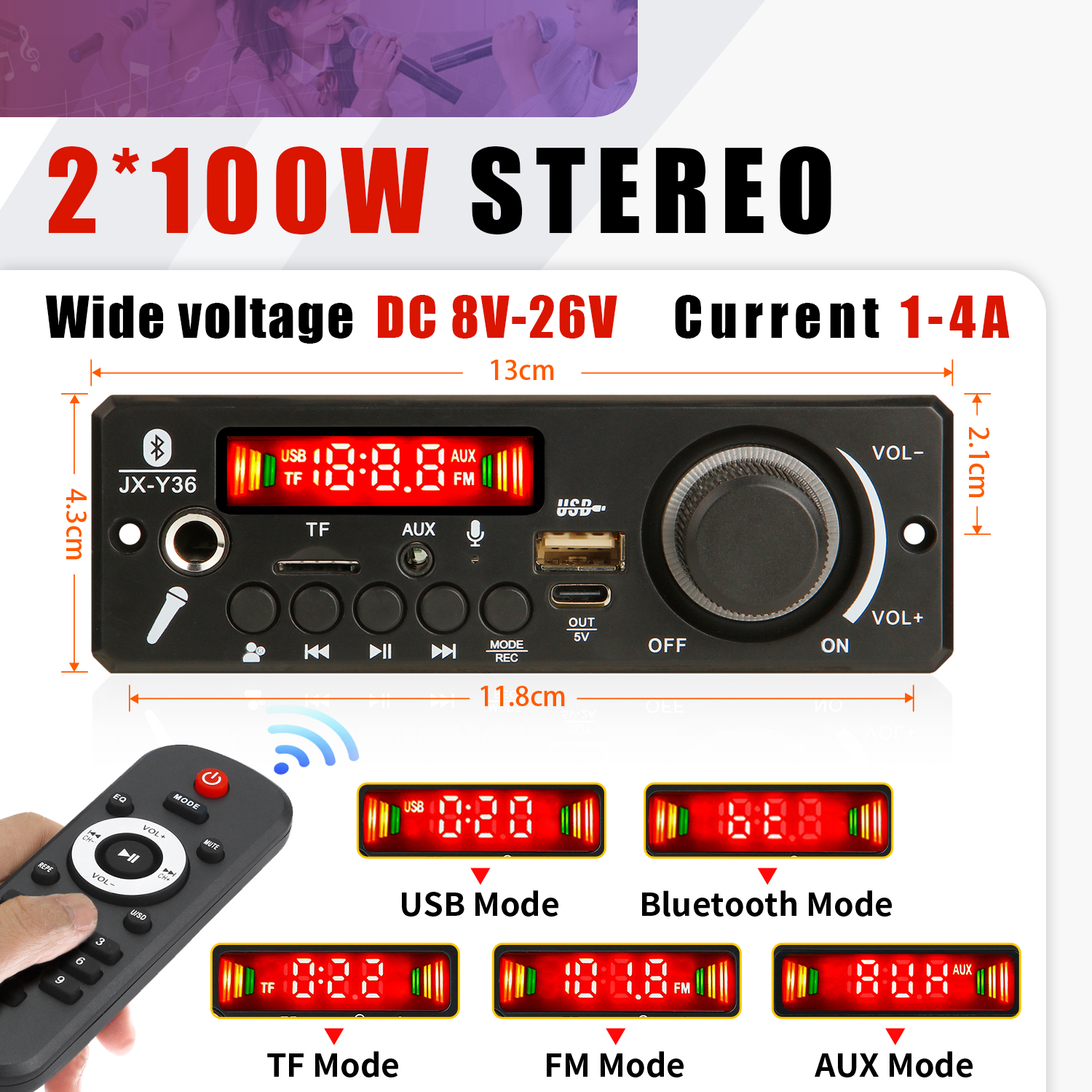 ARUIMEI  200W Amplifier  Bluet - Audio Music Volume recensie en prijs