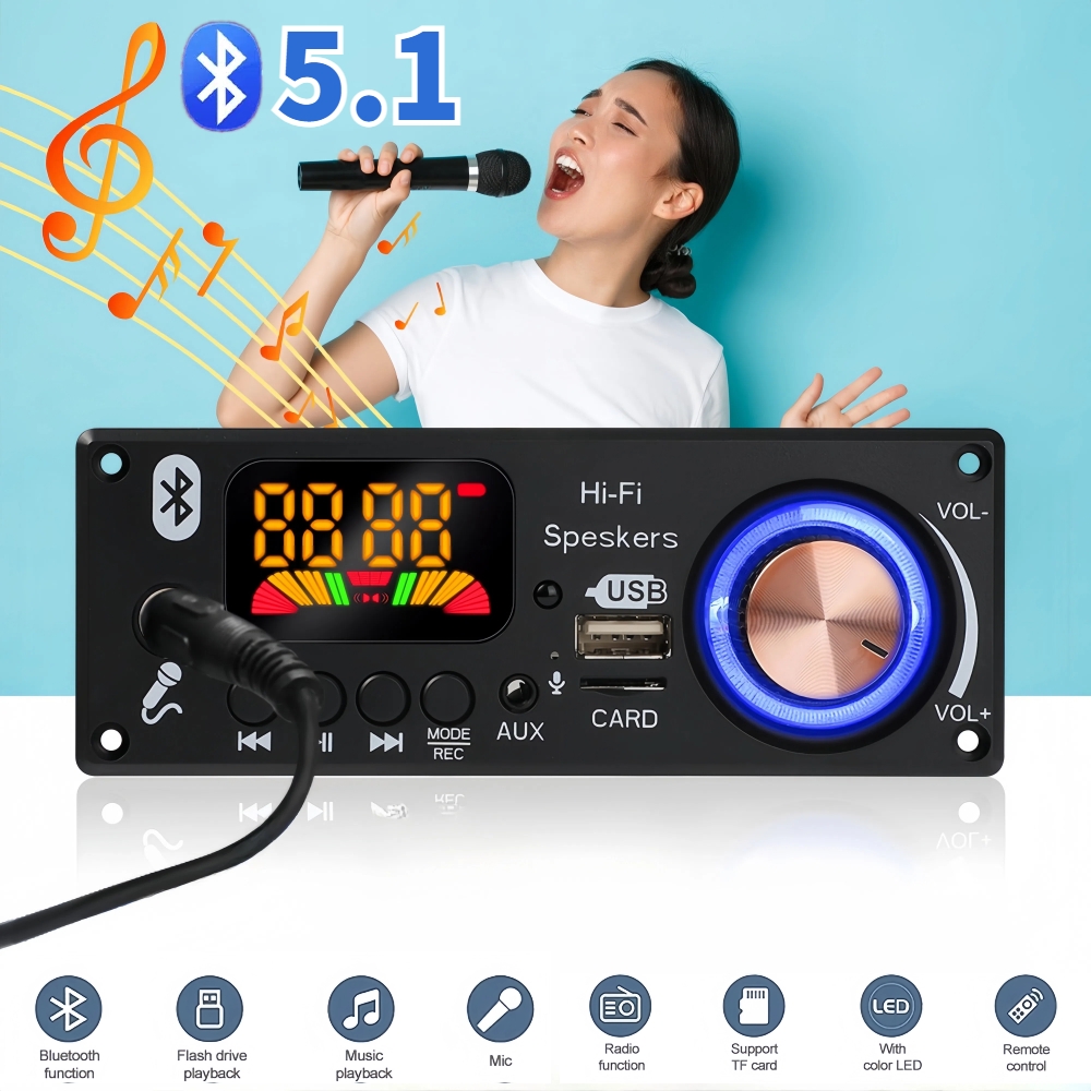 Bluetooth 5.1 DIY 160W Amplifi - Audio Music Volume recensie en prijs