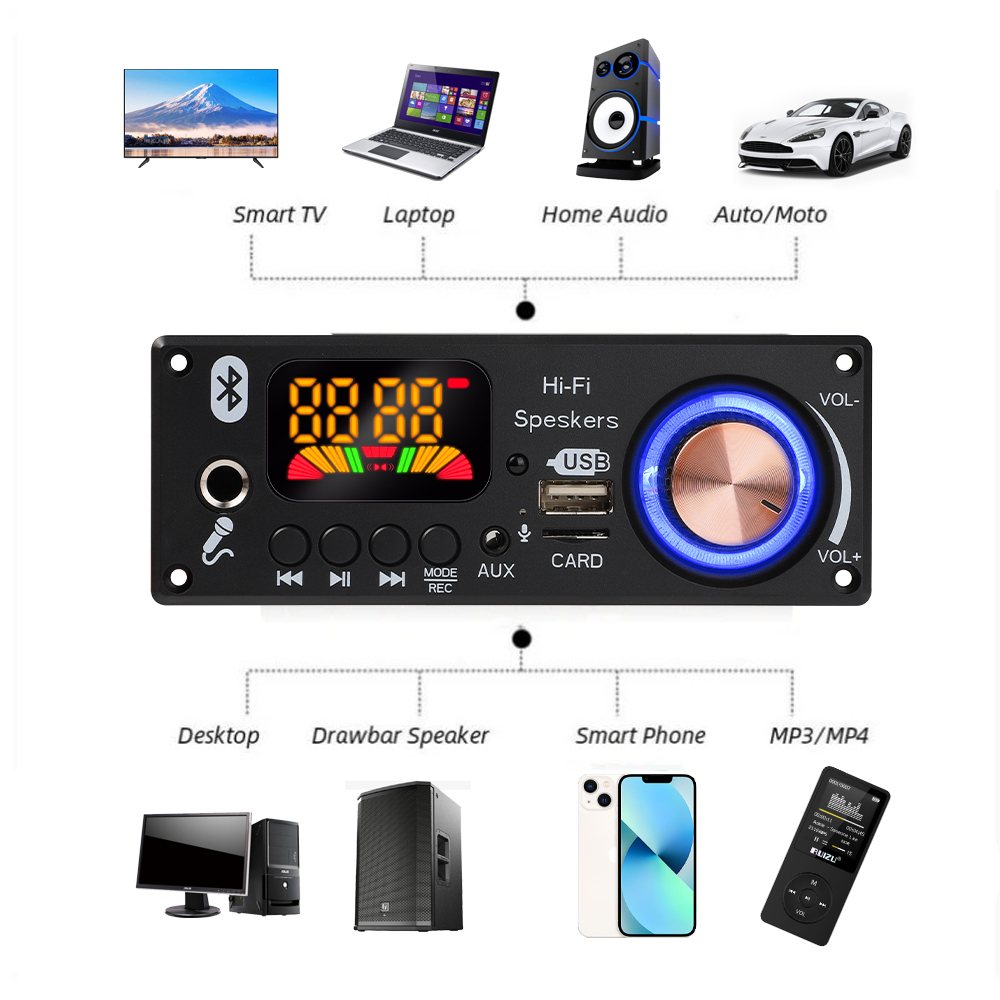 Bluetooth 5.1 DIY 160W Amplifi - Audio Music Volume recensie en prijs