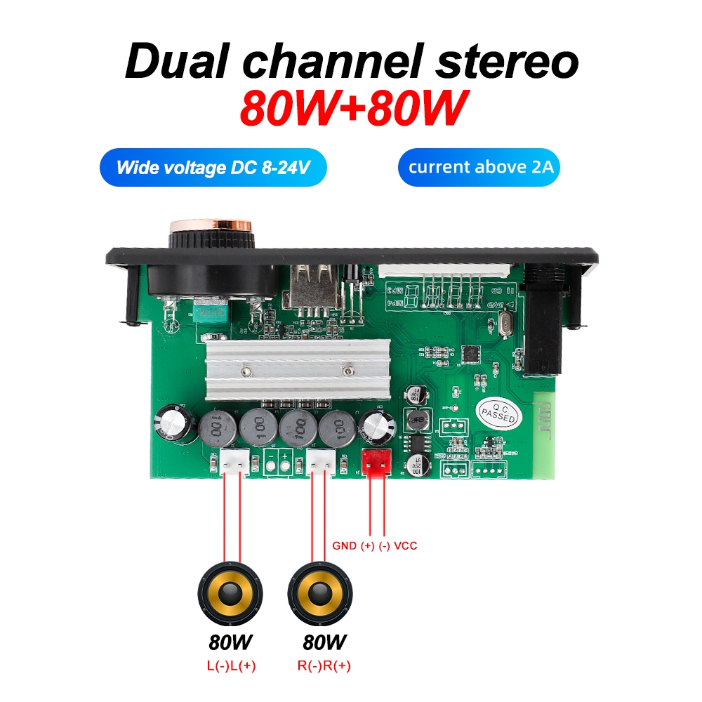 Bluetooth 5.1 DIY 160W Amplifi - Audio Music Volume recensie en prijs