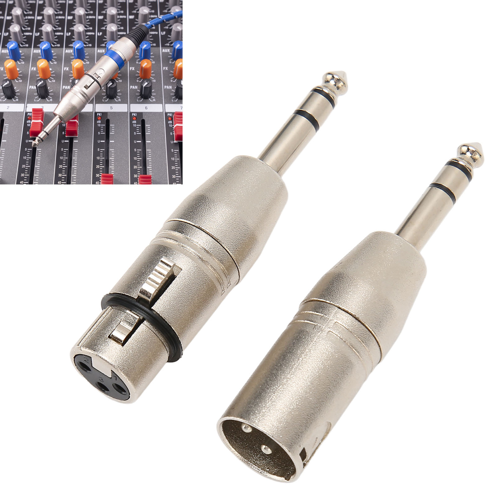 2Pcs 1/4 Inch TRS to XLR Adapt - Cable Xlr Balanced recensie en prijs