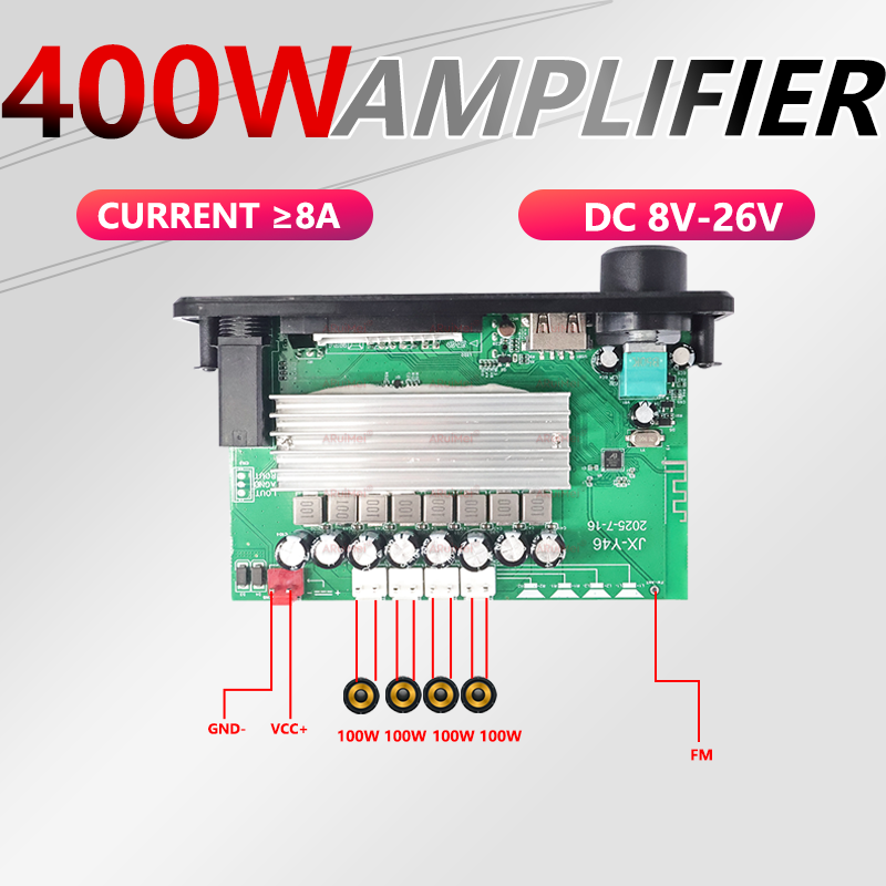 400W DIY Home Digital Amplifie - Audio Music Volume recensie en prijs