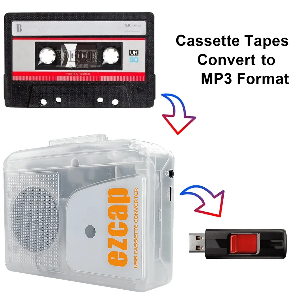 NEW USB Cassette Player Walkma - Audio Music File recensie en prijs